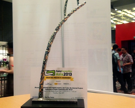 2013 Asia Game Connection award for Newfolder team of  iran game development institute